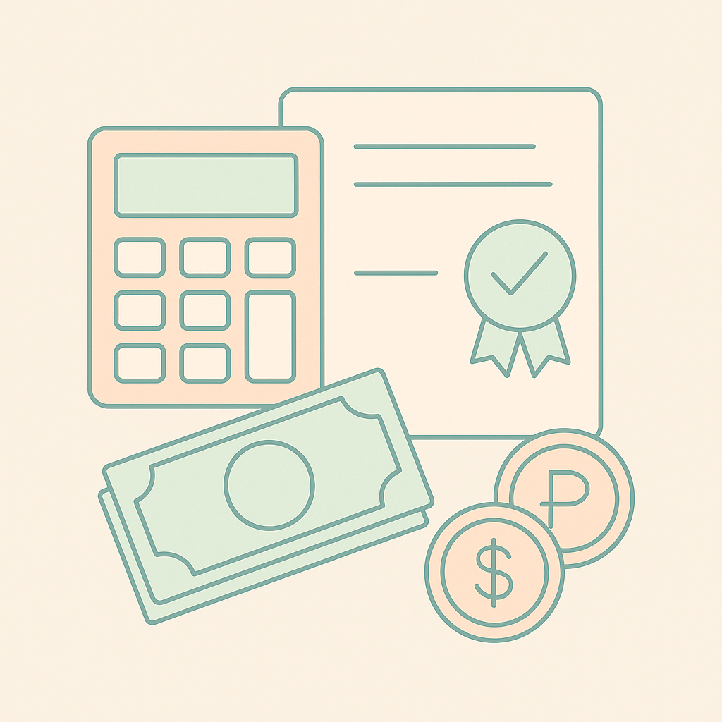 Imagen ilustrativaA: calculadora, documento, dinero - Los depósitos en garantía son activo o pasivo